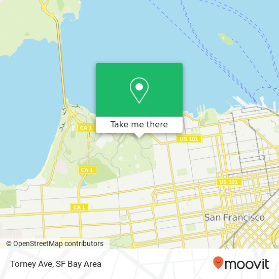 Mapa de Torney Ave