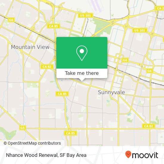 Nhance Wood Renewal map