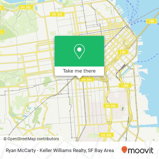 Ryan McCarty - Keller Williams Realty map