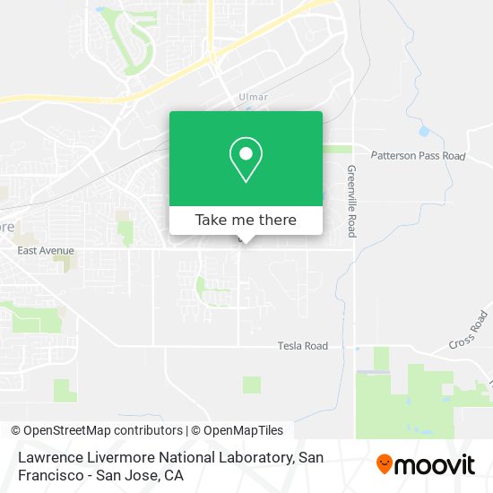 Mapa de Lawrence Livermore National Laboratory