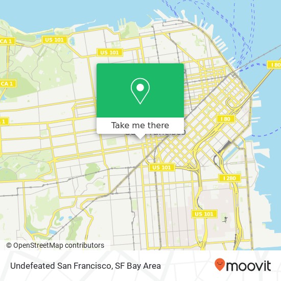 Mapa de Undefeated San Francisco