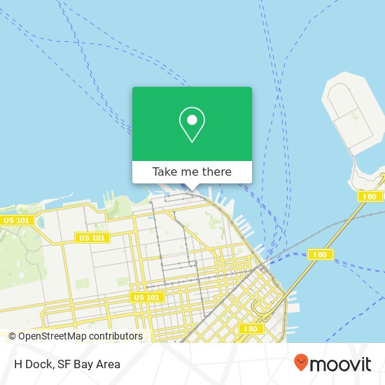 H Dock map