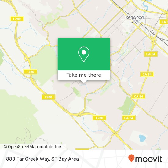 Mapa de 888 Far Creek Way