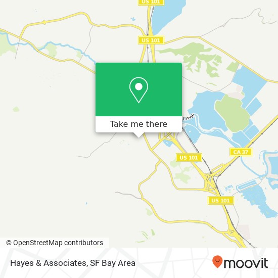 Hayes & Associates map