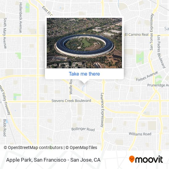 Apple Park map