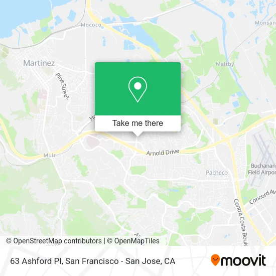 Mapa de 63 Ashford Pl