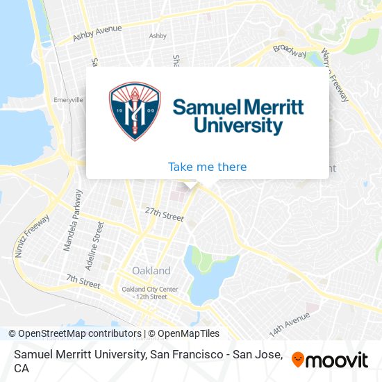 Mapa de Samuel Merritt University