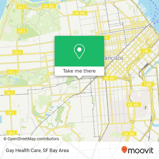 Gay Health Care map