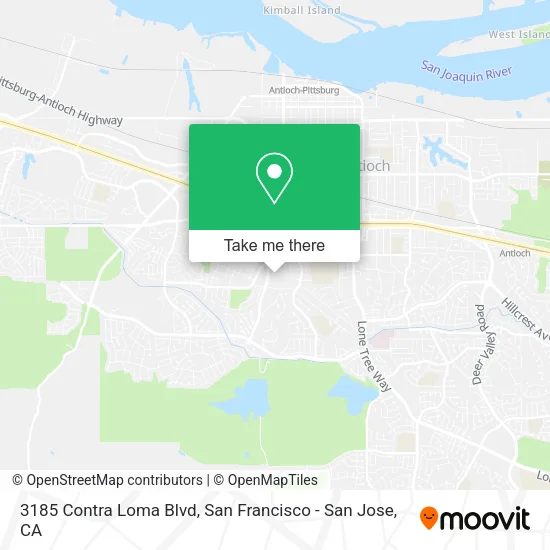 3185 Contra Loma Blvd map