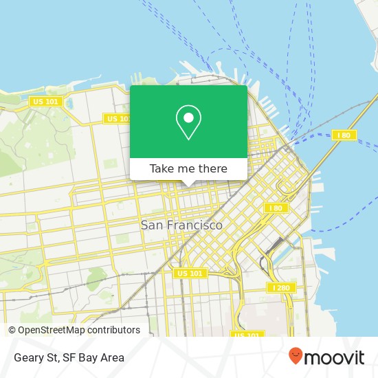 Geary St map