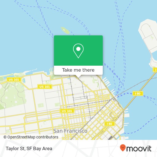 Taylor St map