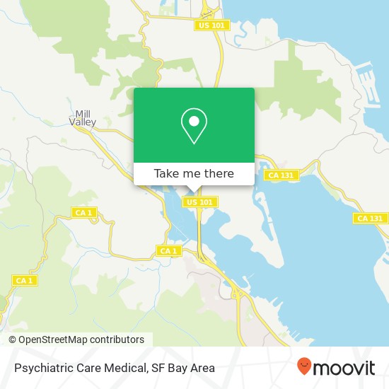 Mapa de Psychiatric Care Medical