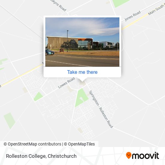 Rolleston College地图