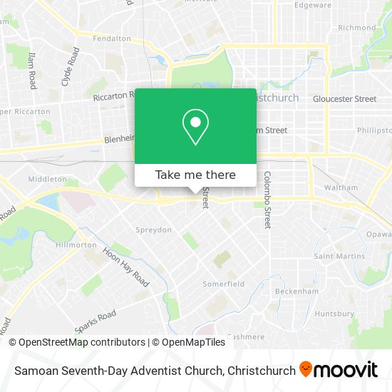 Samoan Seventh-Day Adventist Church map
