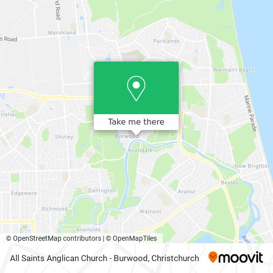 All Saints Anglican Church - Burwood map