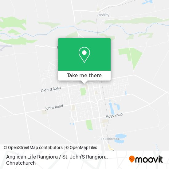 Anglican Life Rangiora / St. John’S Rangiora map