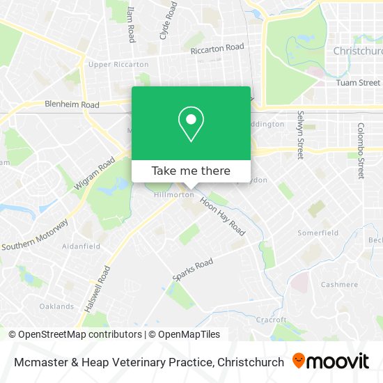Mcmaster & Heap Veterinary Practice map