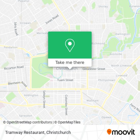 Tramway Restaurant map