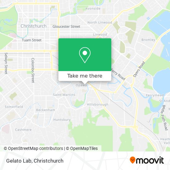 Gelato Lab map
