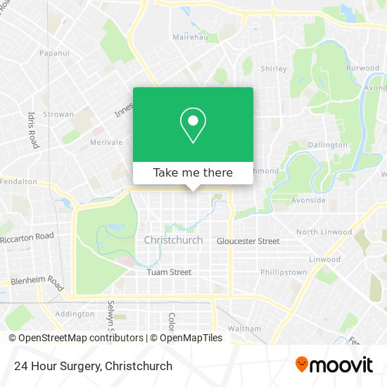 24 Hour Surgery map
