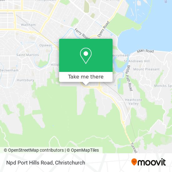 Npd Port Hills Road map