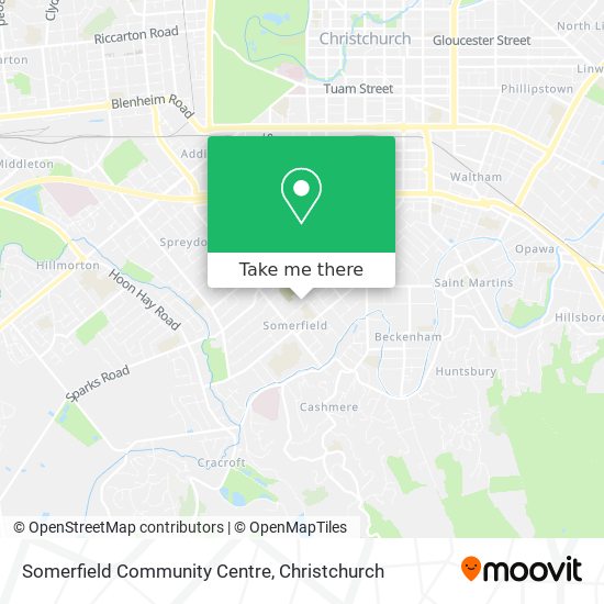 Somerfield Community Centre map