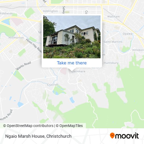 Ngaio Marsh House map