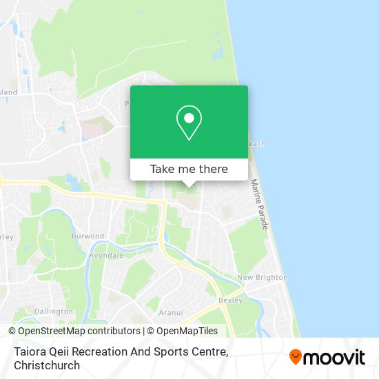 Taiora Qeii Recreation And Sports Centre map