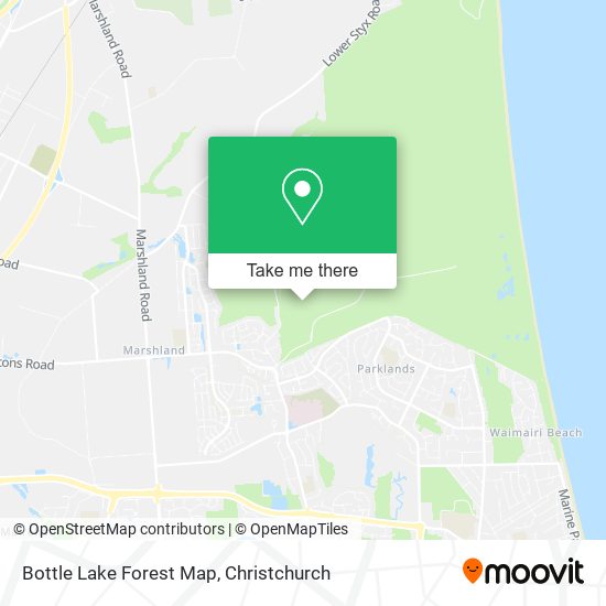 Bottle Lake Forest Map map