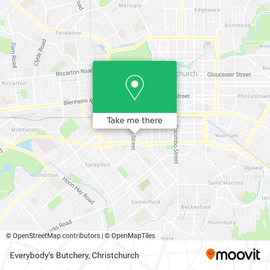 Everybody's Butchery map
