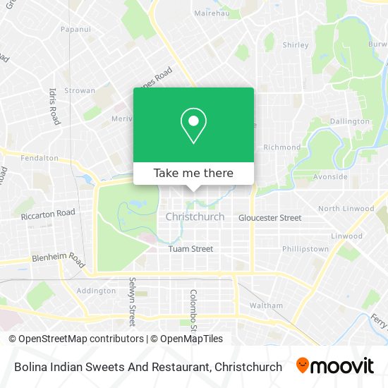 Bolina Indian Sweets And Restaurant map