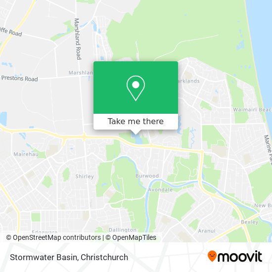 Stormwater Basin map