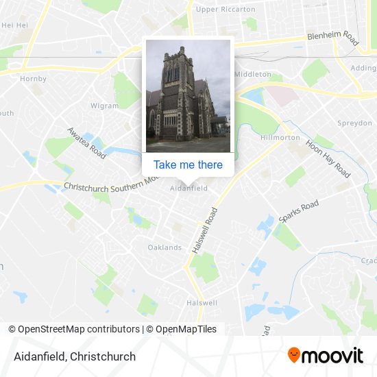 Aidanfield map