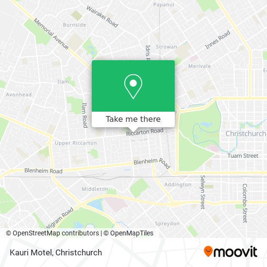 Kauri Motel map