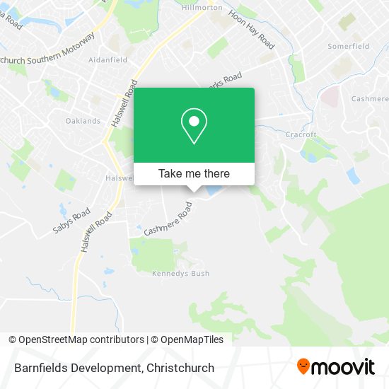 Barnfields Development map