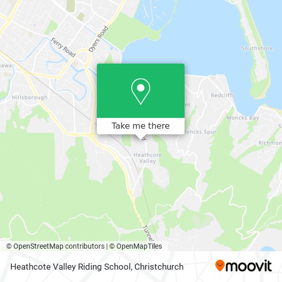 Heathcote Valley Riding School map