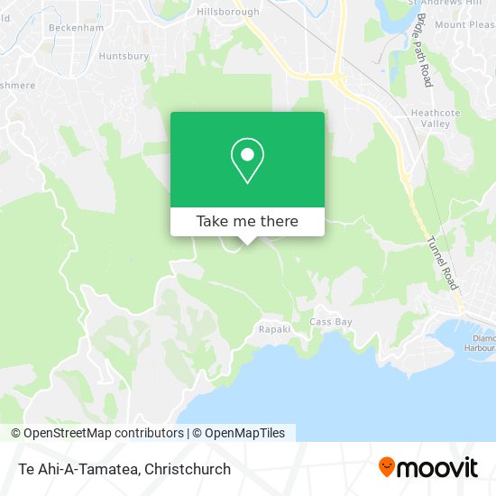 Te Ahi-A-Tamatea map