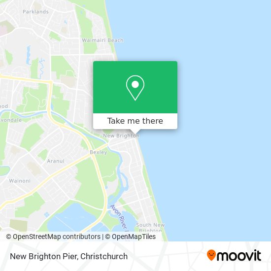 New Brighton Pier map