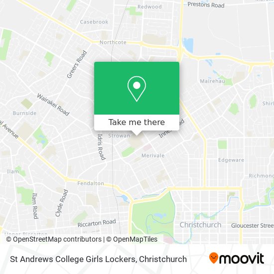 St Andrews College Girls Lockers map