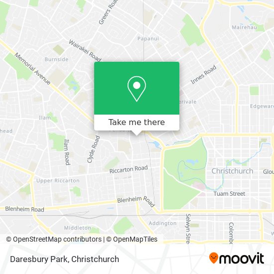 Daresbury Park map