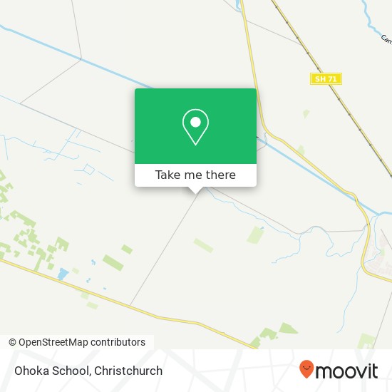 Ohoka School map