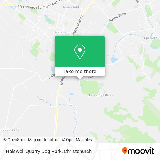 Halswell Quarry Dog Park地图