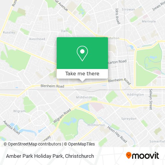 Amber Park Holiday Park map