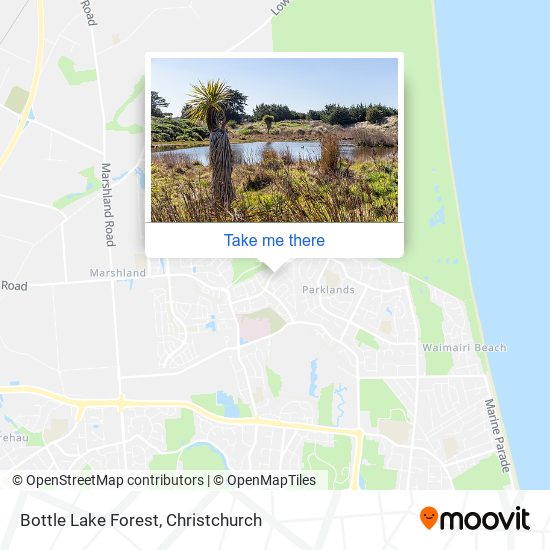 Bottle Lake Forest map