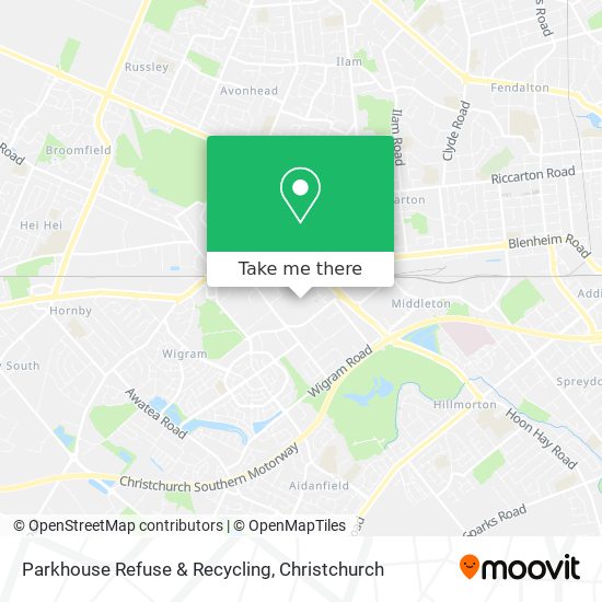 Parkhouse Refuse & Recycling map