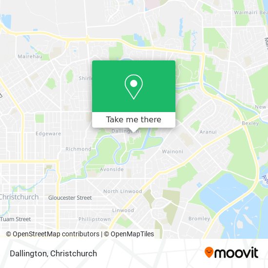 Dallington map