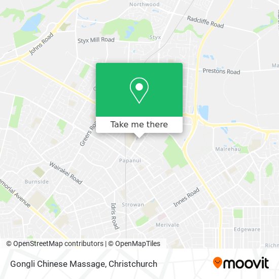 Gongli Chinese Massage map