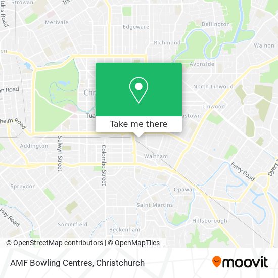 AMF Bowling Centres map