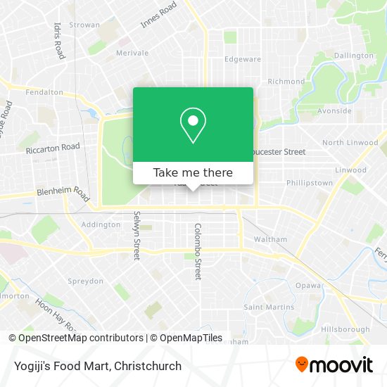 Yogiji's Food Mart map