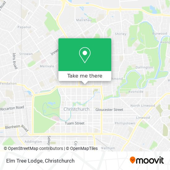 Elm Tree Lodge map